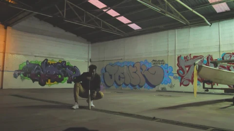 Stock Video Man In A Warehouse Animated Wallpaper - Free Live Wallpaper