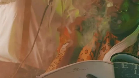 Stock Video Man In A Barbershop Smoking And Reading A Magazine Animated Wallpaper - Free Live Wallpaper