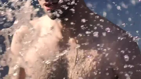 Stock Video Man Having Fun In A Swimming Pool Animated Wallpaper - Free Live Wallpaper
