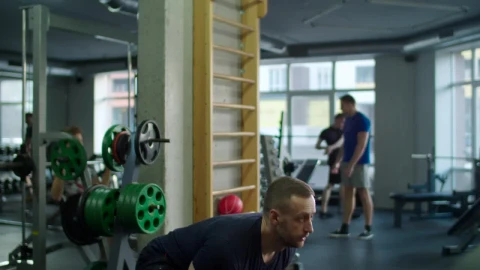 Stock Video Man Exercising With A Kettlebell Animated Wallpaper - Free Live Wallpaper