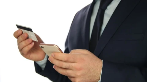 Stock Video Man Entering Bank Data In A Cellphone Animated Wallpaper - Free Live Wallpaper