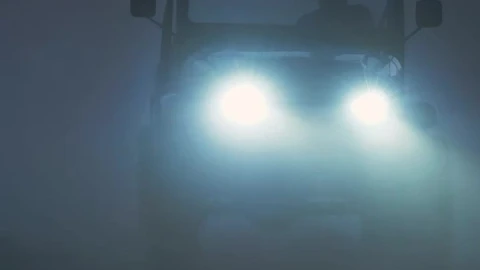 Stock Video Man Driving Down A Dirt Road In A Small Pickup Animated Wallpaper - Free Live Wallpaper