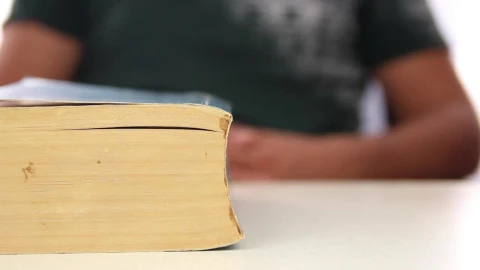 Stock Video Man Does Not Read A Book Animated Wallpaper - Free Live Wallpaper