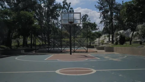 Stock Video Man And Woman Passing Basketball Animated Wallpaper - Free Live Wallpaper