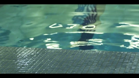 Stock Video Male Swimmer Coming Out Of A Pool Animated Wallpaper - Free Live Wallpaper