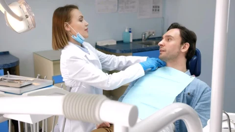Stock Video Male Patient Smiling After Treatment Animated Wallpaper - Free Live Wallpaper