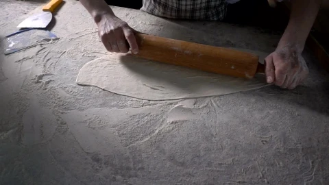 Stock Video Making Turkish Pizza Dough Animated Wallpaper - Free Live Wallpaper