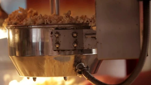Stock Video Making Popcorn In A Machine Animated Wallpaper - Free Live Wallpaper