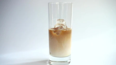 Stock Video Making Cold Coffee With Milk Animated Wallpaper - Free Live Wallpaper