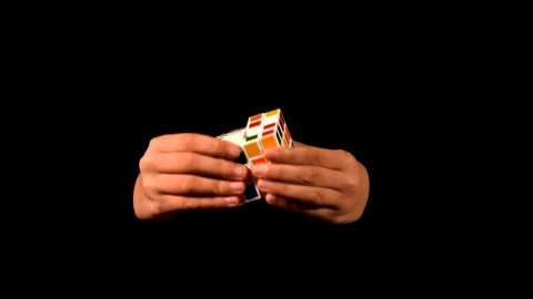 Stock Video Magician Solving A X Rubik Cube Animated Wallpaper - Free Live Wallpaper