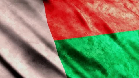 Stock Video Madagascar Waving D Flag Animated Wallpaper - Free Live Wallpaper