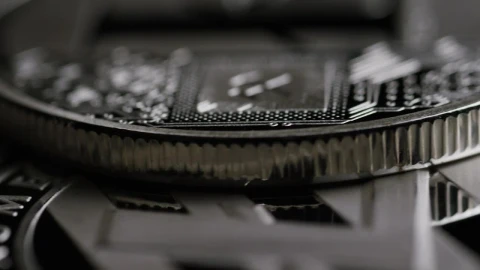 Stock Video Macro Shot Of Silver Coins Animated Wallpaper - Free Live Wallpaper