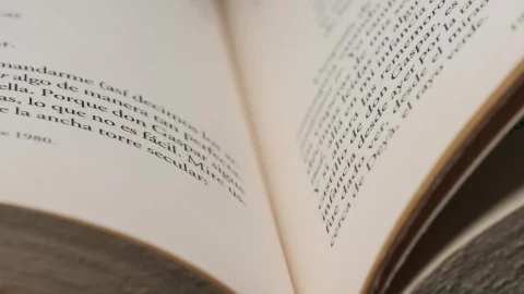 Stock Video Macro Shot Of An Open Book Animated Wallpaper - Free Live Wallpaper