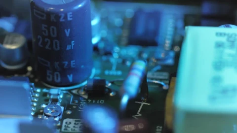 Stock Video Macro Closeup Video Of Microchips Animated Wallpaper - Free Live Wallpaper