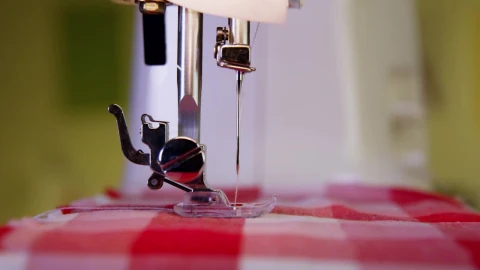 Stock Video Machine Sewing Fabric Animated Wallpaper - Free Live Wallpaper
