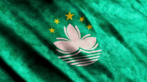 Stock Video Macau D Render Flag Animated Wallpaper - Free Live Wallpaper
