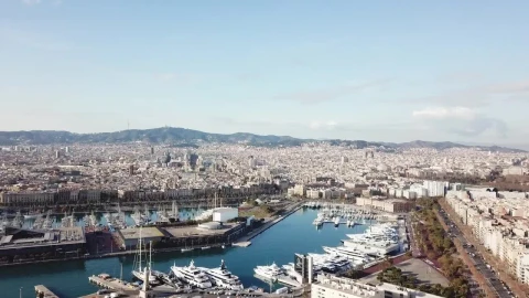 Stock Video Luxury Boats In A Harbor Animated Wallpaper - Free Live Wallpaper