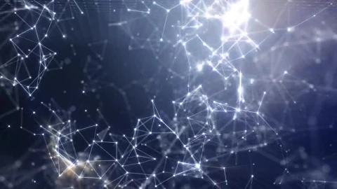 Stock Video Luminous Networking Shapes Animated Wallpaper - Free Live Wallpaper