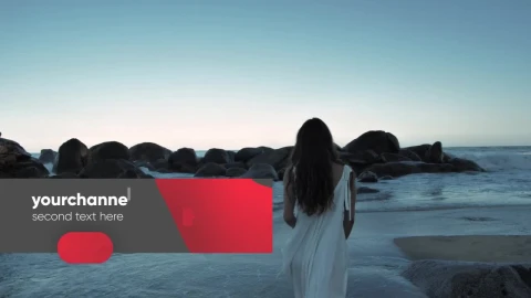 Stock Video Lower Third Subscribe Banner Animated Wallpaper - Free Live Wallpaper