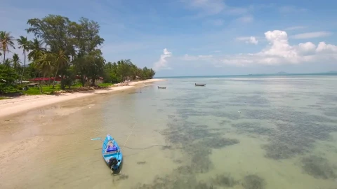 Stock Video Low Flight Over The Seashore At The Beach Animated Wallpaper - Free Live Wallpaper