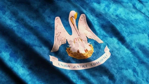 Stock Video Louisiana Flag Waving D Animation Animated Wallpaper - Free Live Wallpaper