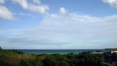 Stock Video Looking Out Towards The Caribbean Sea Animated Wallpaper - Free Live Wallpaper