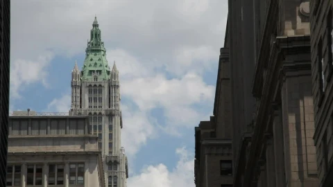 Stock Video Looking Between Buildings In Nyc Animated Wallpaper - Free Live Wallpaper