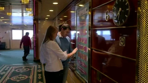Stock Video Looking At The Plan Of A Large Ship Smal Animated Wallpaper - Free Live Wallpaper
