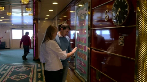Stock Video Looking At The Plan Of A Large Ship Animated Wallpaper - Free Live Wallpaper
