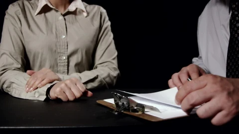 Stock Video Looking At Reports On A Clipboard Animated Wallpaper - Free Live Wallpaper