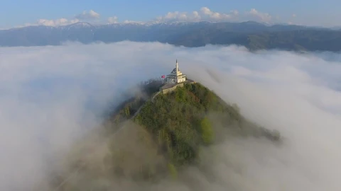 Stock Video Mosque In The Mountai Animated Wallpaper - Free Live Wallpaper