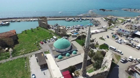 Stock Video Mosque And Marina In The Seashor Animated Wallpaper - Free Live Wallpaper