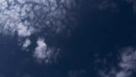 Stock Video Moonlit Clouds In Motion Time Laps Animated Wallpaper - Free Live Wallpaper