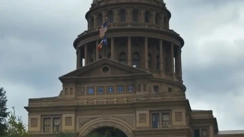 Stock Video Monumental Facade Of A Capitol In Texa Animated Wallpaper - Free Live Wallpaper