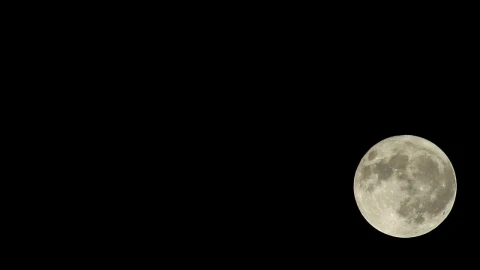 Stock Video Moon Against A Dark Black Sk Animated Wallpaper - Free Live Wallpaper