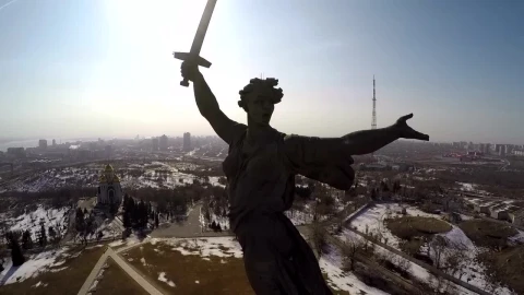 Stock Video Monument In The Sun And Sno Animated Wallpaper - Free Live Wallpaper