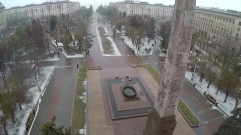 Stock Video Monument In Volgogra Animated Wallpaper - Free Live Wallpaper