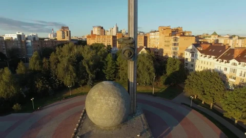 Stock Video Monument In The Cit Animated Wallpaper - Free Live Wallpaper