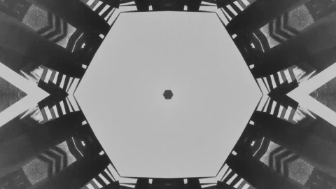 Stock Video Monochromatic Visual Composition Animated Wallpaper - Free Live Wallpaper
