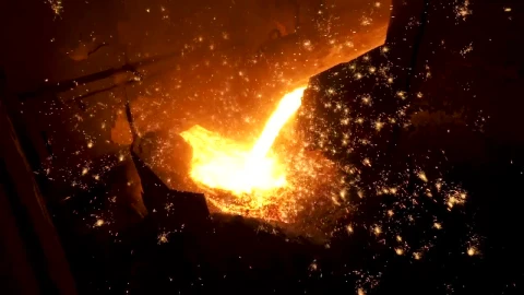 Stock Video Molten Metal In A Worksho Animated Wallpaper - Free Live Wallpaper