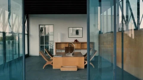 Stock Video Modern Living Room With Wooden Furnitur Animated Wallpaper - Free Live Wallpaper