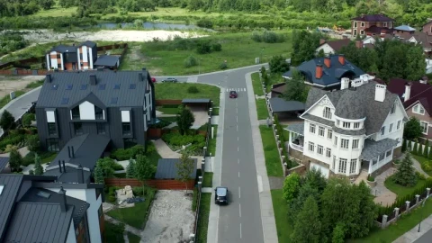Stock Video Modern Houses At The Edge Of Tow Animated Wallpaper - Free Live Wallpaper