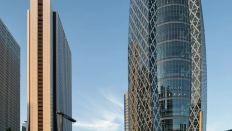 Stock Video Modern Buildings At Dus Animated Wallpaper - Free Live Wallpaper