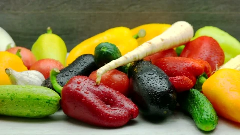 Stock Video Mix Of Vegetable Animated Wallpaper - Free Live Wallpaper