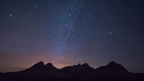 Stock Video Milky Way Seen At Nigh Animated Wallpaper - Free Live Wallpaper