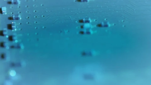 Stock Video Microprocessor Macro Close U Animated Wallpaper - Free Live Wallpaper