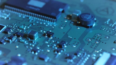 Stock Video Microchip Technology Close U Animated Wallpaper - Free Live Wallpaper