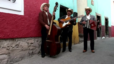 Stock Video Mexican Street Musician Animated Wallpaper - Free Live Wallpaper