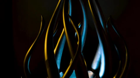 Stock Video Metal Sculpture In A Museu Animated Wallpaper - Free Live Wallpaper