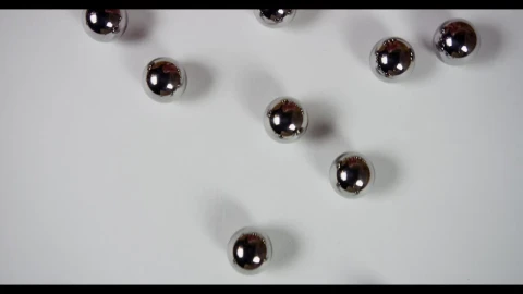 Stock Video Metal Pellets Roll From Bottom To To Animated Wallpaper - Free Live Wallpaper